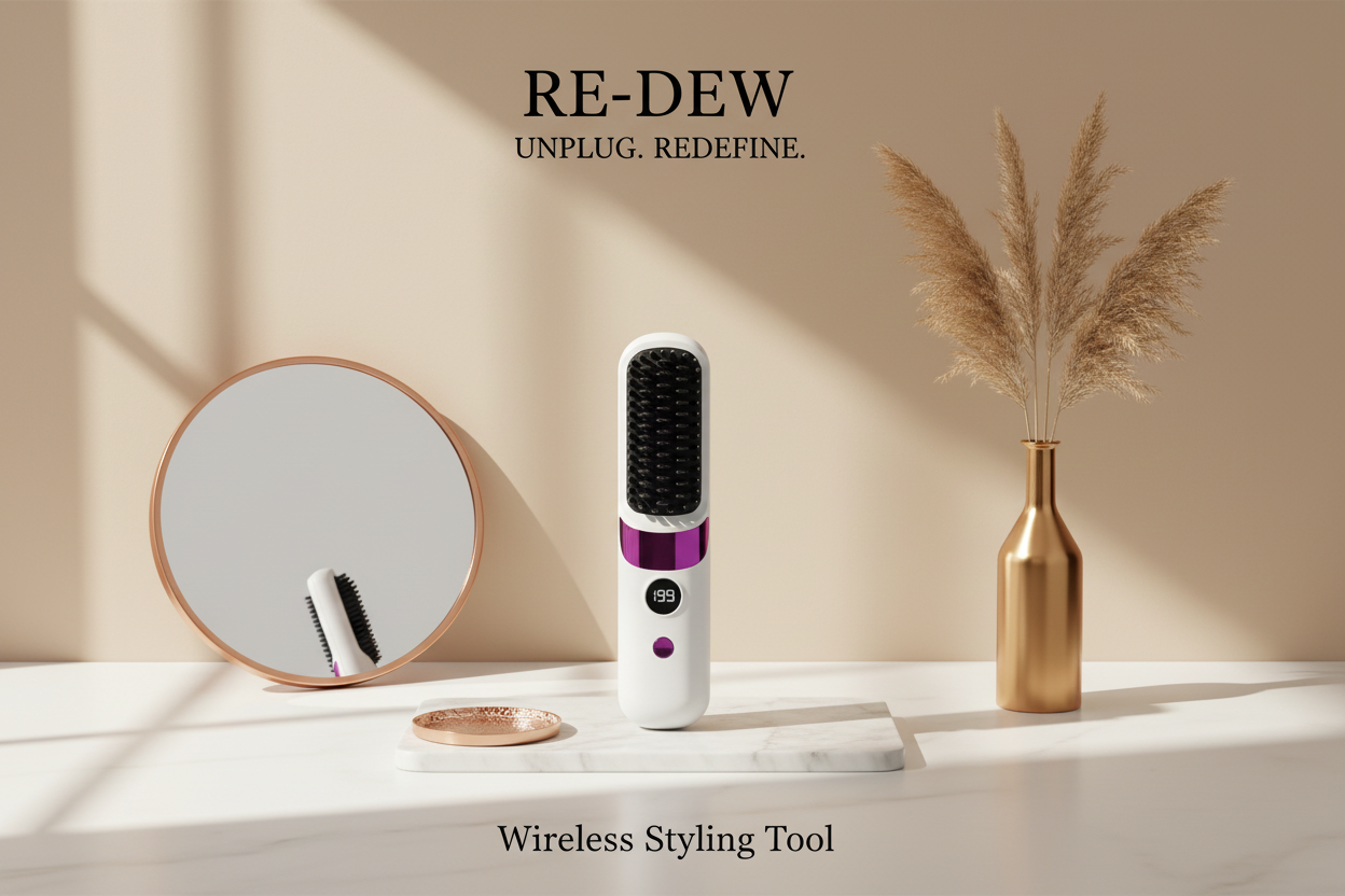 RE-DEW Banner with Styling Brush